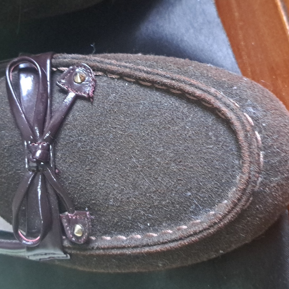AVON Cushion walk NBW brown/ Shiny Slip in Woman loafer size 9 - Picture 8 of 11